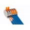 Conector Emenda Simples 5 Polos Flex 0,08-4mm / Rig 0,08-2,5mm WAGO